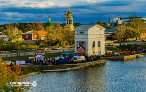 Плотина городского пруда